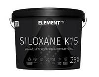 СИЛІКОНОВА ШТУКАТУРКА БАРАШЕК ELEMENT PRO SILICONE K15 25КГ ПРОЗОРА