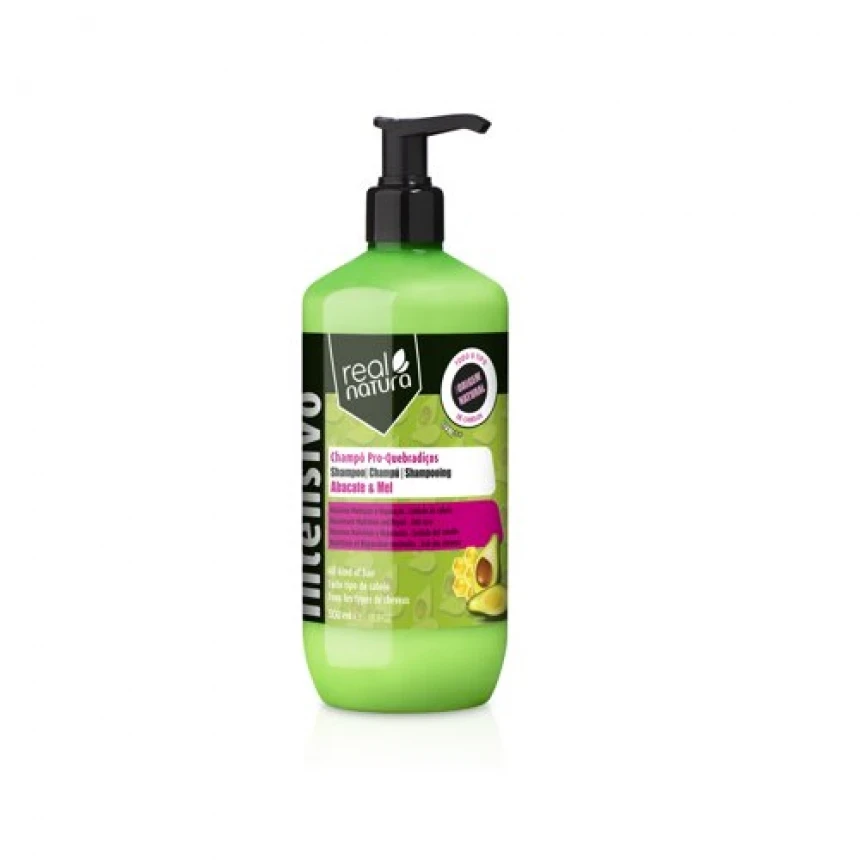 Шампунь для ламкого волосся Real Natura CHAMPO PRO-QUEBRADICOS ABACATE MEL