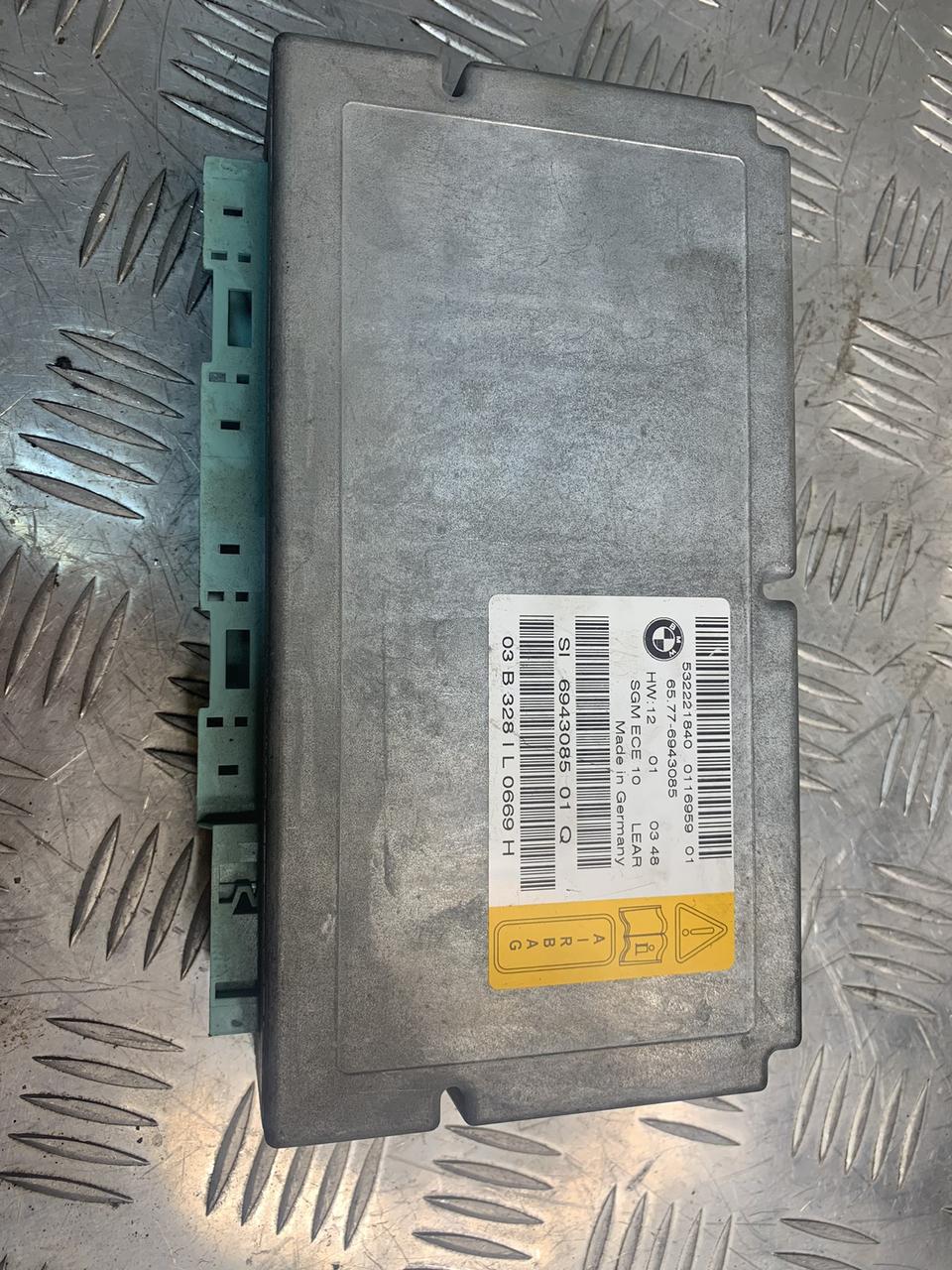 Б/В Эбу airbag з модулем міжмережевого перетворювача BMW 5 E60 65776943085, фото 1