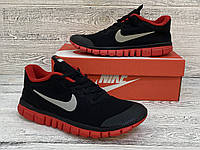 Летние Мужские кроссовки мокасины кеды Nike Free Run 3.0 Легкие удобные Весна Лето Осень Сетка Найк Фри Ран 30