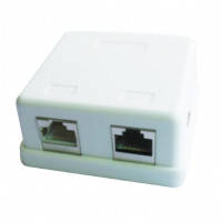 Компьютерная розетка Cablexpert RJ45x2 FTP, cat.5e (NCAC-HS-SMB2)