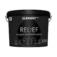 СТРУКТУРНАЯ КРАСКА ELEMENT PRO RELIEF МАТОВАЯ 3.5 КГ