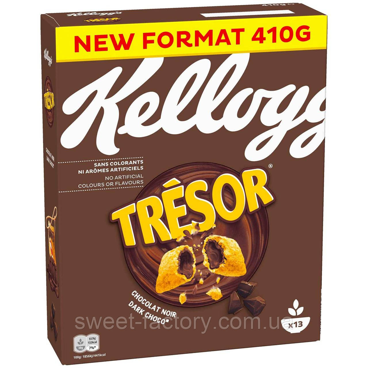 Сухие завтраки Kellogg's Tresor Dark Choco 410g - фото 1 - id-p1909580343