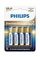 Батарейка LR6/AA Premium Alkaline Blister 4шт Philips