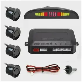 Парктронік автомобільний Assistant Parking Sensor на 4 датчики Black. Парктроніки