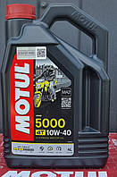 Масло моторное для мотоциклов Motul 5000 4T SAE 10W40 (4L)