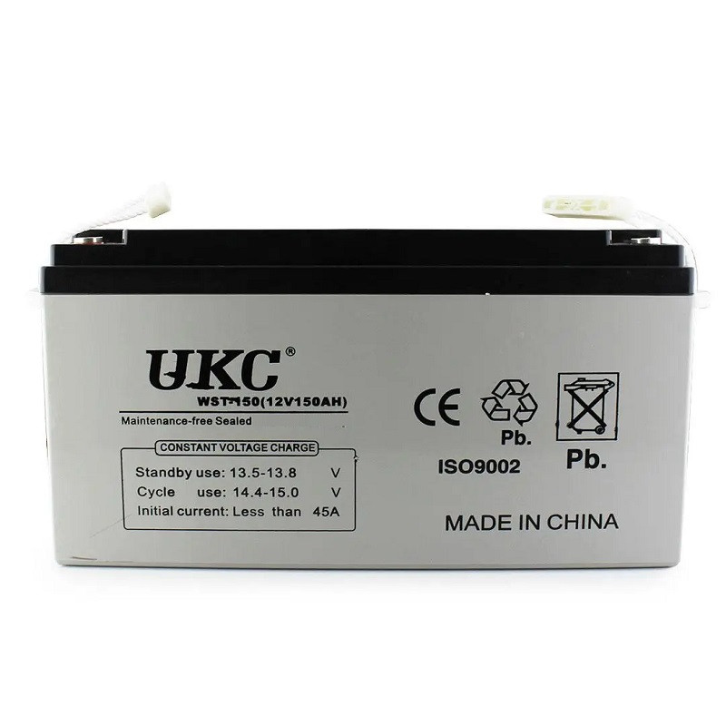 Гелевий побутовий акумулятор UKC на 150 Ah 12V GEL Battery