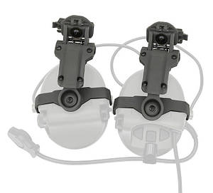 Кріплення на шолом для навушників Sordin. Графіт