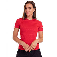 Футболка жіноча спортивна для фітнесу Zelart Sport Team 7306 розмір S (155-160 см) Red