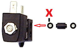 1P315649 Гумовий ущільнювач(конектору клапанів), d=4x1.5mm, Franke Flair