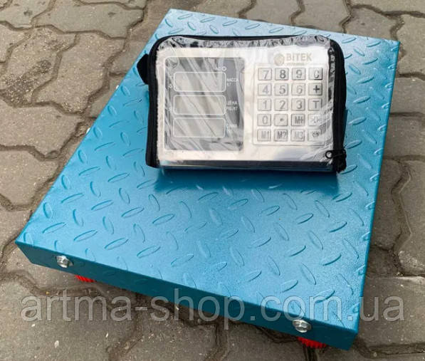 Ваги торговельні ВІТЕК WIFI до 300 кг із залізною головою 40*50, 4V