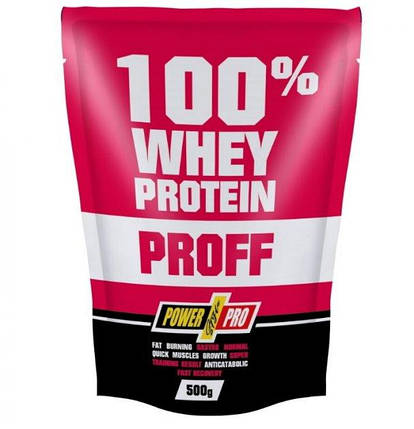 Протеїн Power Pro 100% Whey Protein Proff 500 гр смак вишня у шоколаді, фото 2