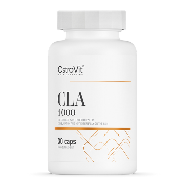 Жироспалювач CLA 1000 OstroVit 30 капсул, фото 1