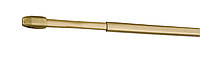 Карниз КАФЕ матовое золото D10 мм длина 100-130см (2шт.) Bojanek