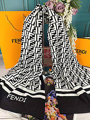 Теплий шарф палантин хустка Fendi Фенді Туреччина