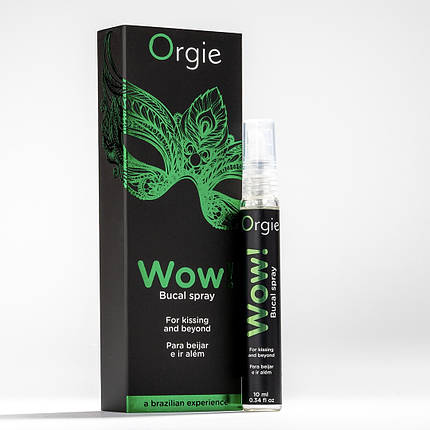 Спрей для мінету зі стимулюючим ефектом Orgie Wow! Mint, фото 1