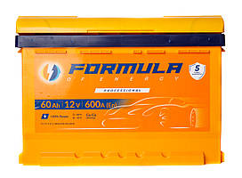 Акумулятор Formula professional 6СТ-60-АЗ (1) лівий плюс