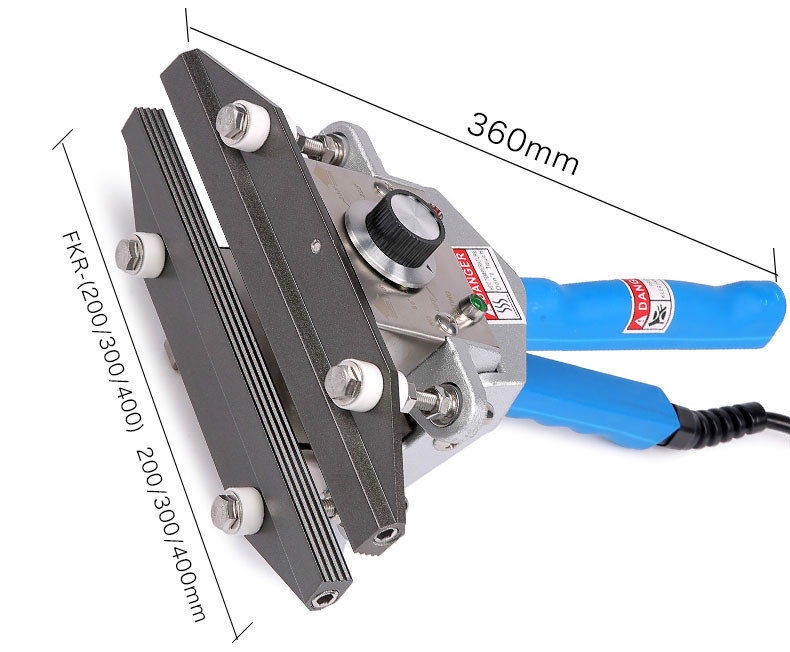 Ручной портативный запайщик пакетов постоянного нагрева FKR-400 (длина шва 400мм) - фото 2 - id-p1909650390