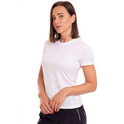 Футболка жіноча спортивна для фітнесу Zelart Sport Team 7306 розмір S (155-160 см) White