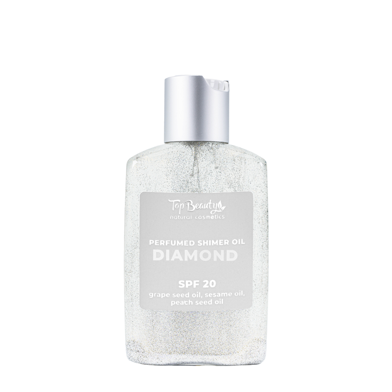 Олія суха із шимером до та після засмаги Top Beauty Diamond SPF-20 100 мл