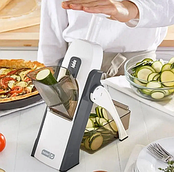 Мультислайсер для овочів Brava Spring Slicer / Овочерізка Терка для овочів / Ручний слайсер для овочів