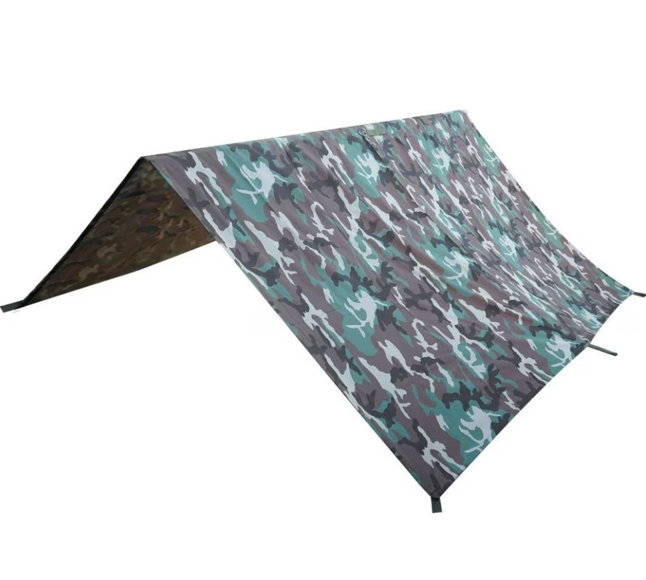 Тент універсальний Mil-Tec TARP 3 x 2,20 Woodland 14235020-, фото 1