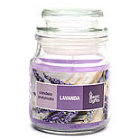 Ароматична свічка Magic Lights, аромат Лаванда, 95 гр, 9x5,5 см, фіолетова арт. 90061, фото 2