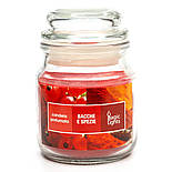 Ароматична свічка Magic Lights, аромат Червоні фрукти, 95 гр, 9x5,5 см, червона арт. 90064, фото 2