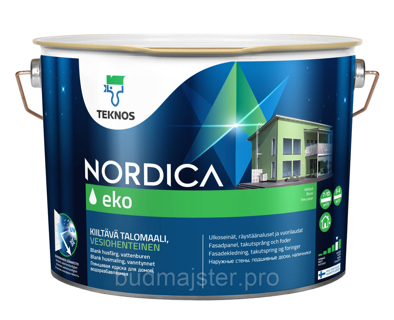 Фарба Teknos NORDICA EKO, 9 л. Б3