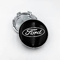 Колпачки (заглушки) в литые диски FORD (Форд) 60 мм Чорные