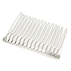 Основа для гребінця 15 зубчиків 58х37 мм Платина 1 шт.