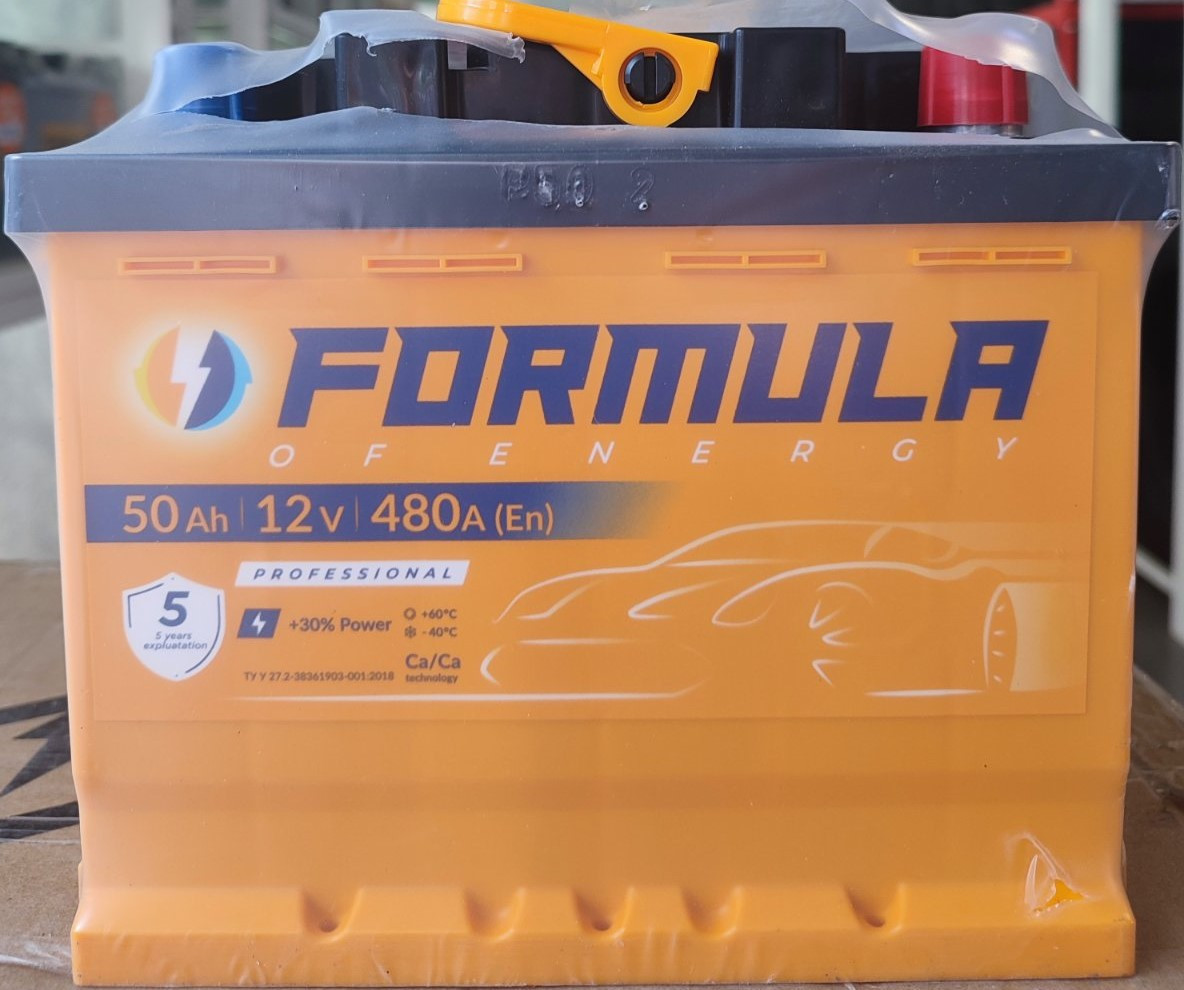 Акумулятор Formula professional 6СТ-50-АЗ (0) EN 480