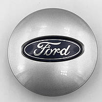 Ковпачки (заглушки) на литі диски FORD (Форд) 65 мм Сріблясті, фото 5