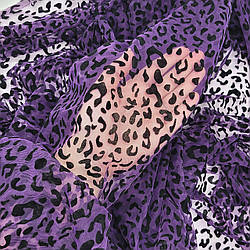 Сітка стрейч з флоком (ягуар) / колір ФІОЛЕТОВИЙ / ціна вказана за 0,5 метра сітки
