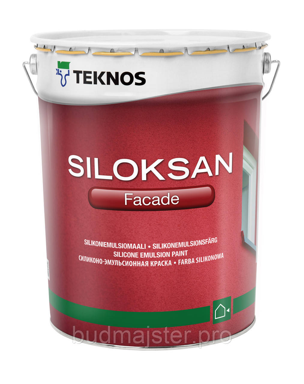 Фарба TEKNOS SILOKSAN FACADE матова водорозчинна, 18 л. Б1