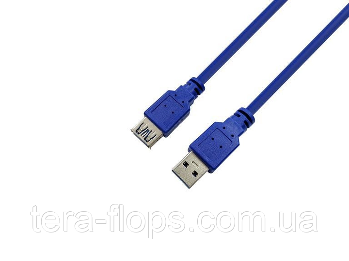 Кабель ProLogix (PR-USB-P-11-30-3m) USB 3.0 AM/AF синій 3м (TF)