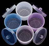 Бокс для стерилізації, контейнер для замочування та дезінфекції насадок (фрез) для манікюру, фото 5