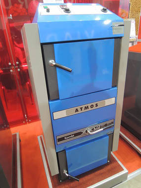 Економічний твердопаливний піролізний котел ATMOS DC 40 ЅХ площа обігріву приміщення до 400 м2, фото 2