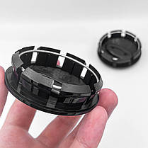 Ковпачки (заглушки) на литі диски FORD (Форд) 65 мм Чорні, фото 3