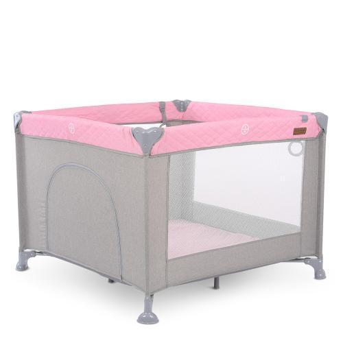 Манеж El Camino ME 1097 CASTLE Pink Gray, рожевий/сірий