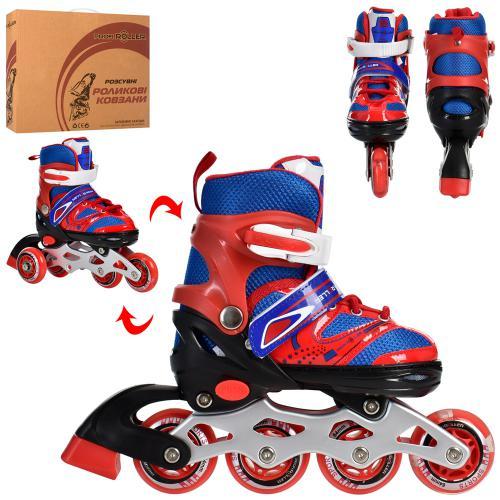Ролики Profi Roller A 4145-XS-R, розмір 27-30 синій з червоним