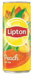 Холодний чай Lipton зі смаком персика і м’яти 330ml