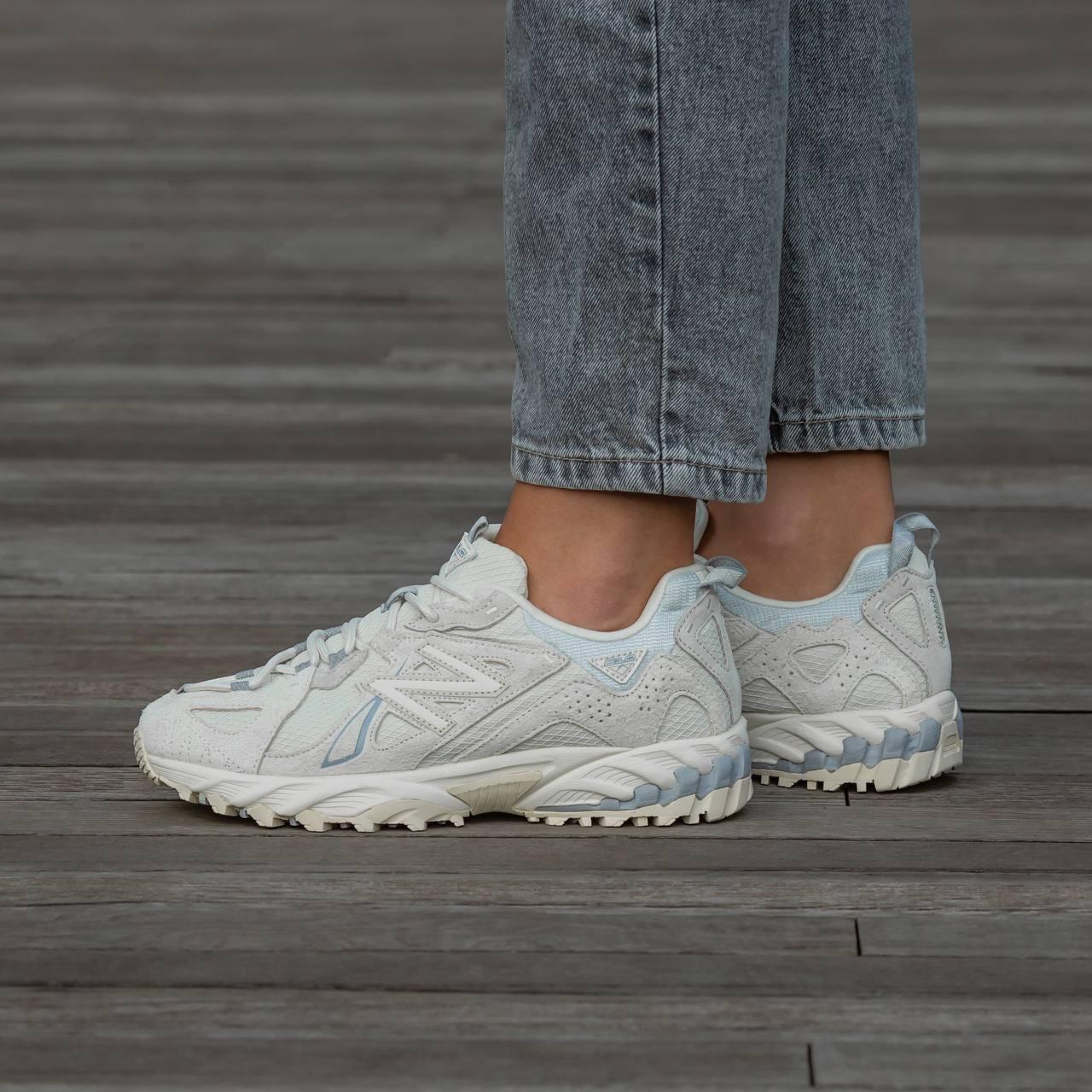 Світлі жіночі кроссівки Нью Беленс 610. Модні кросси для дівчат New Balance 610.