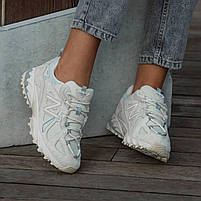 Світлі жіночі кроссівки Нью Беленс 610. Модні кросси для дівчат New Balance 610., фото 9