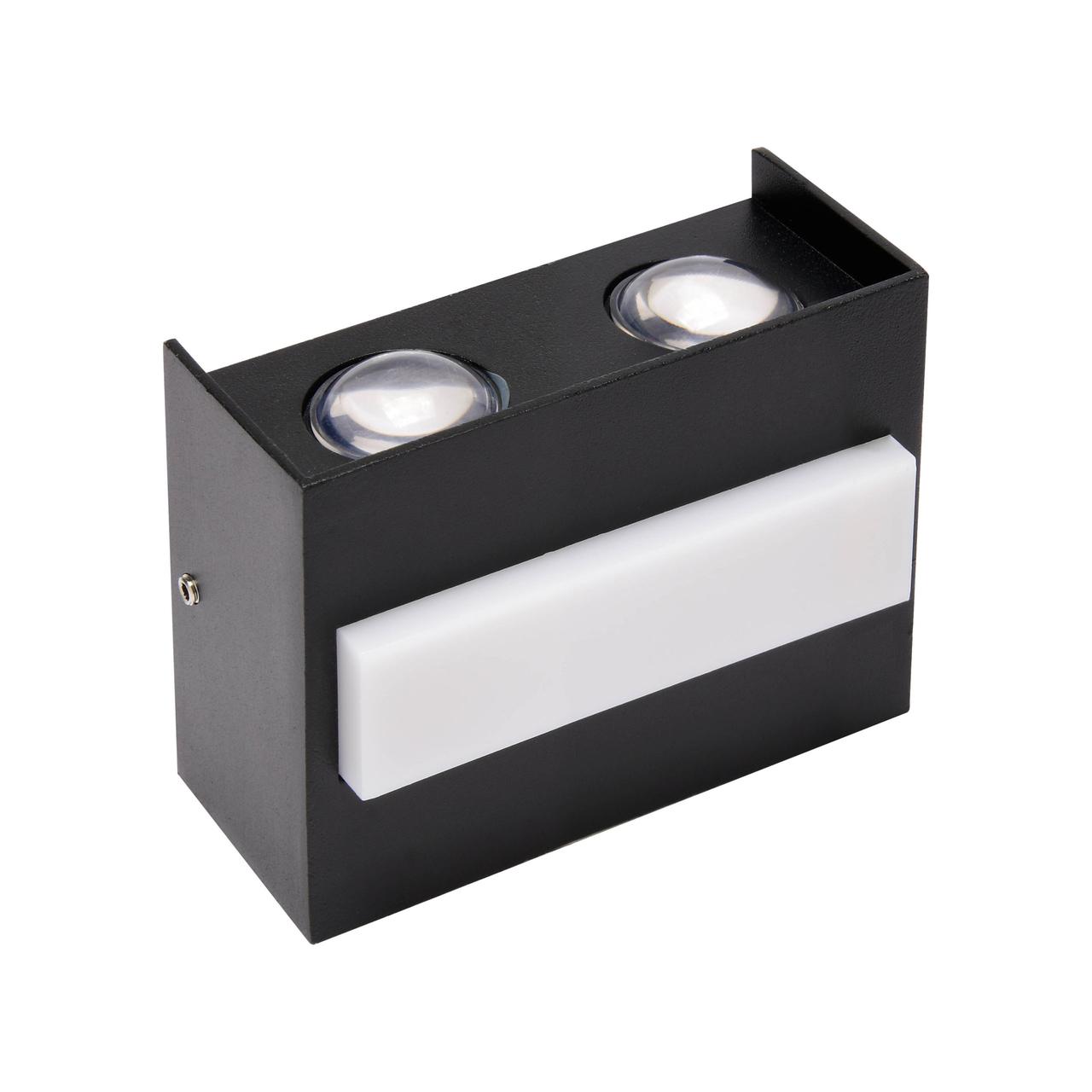 Світильник світлодіодний фасадний SMD LED колір Чорний 7 Ват Horoz Electric 076-042-0007-050