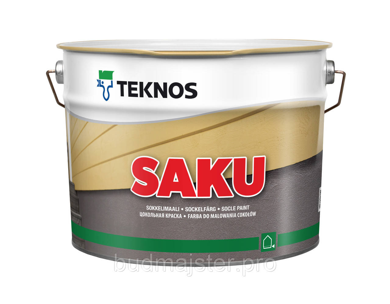 Фарба Teknos SAKU для бетонних поверхонь, 9 л. Б1