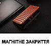Чохол для Oukitel C19 з натуральної шкіри протиударний магнітний книжка з підставкою "VENETTA", фото 6