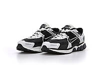 Найк Зум Вомеро 5 Мужские кроссовки весна лето черные с серым Nike Zoom Vomero 5 Обувь мужская черная с белым