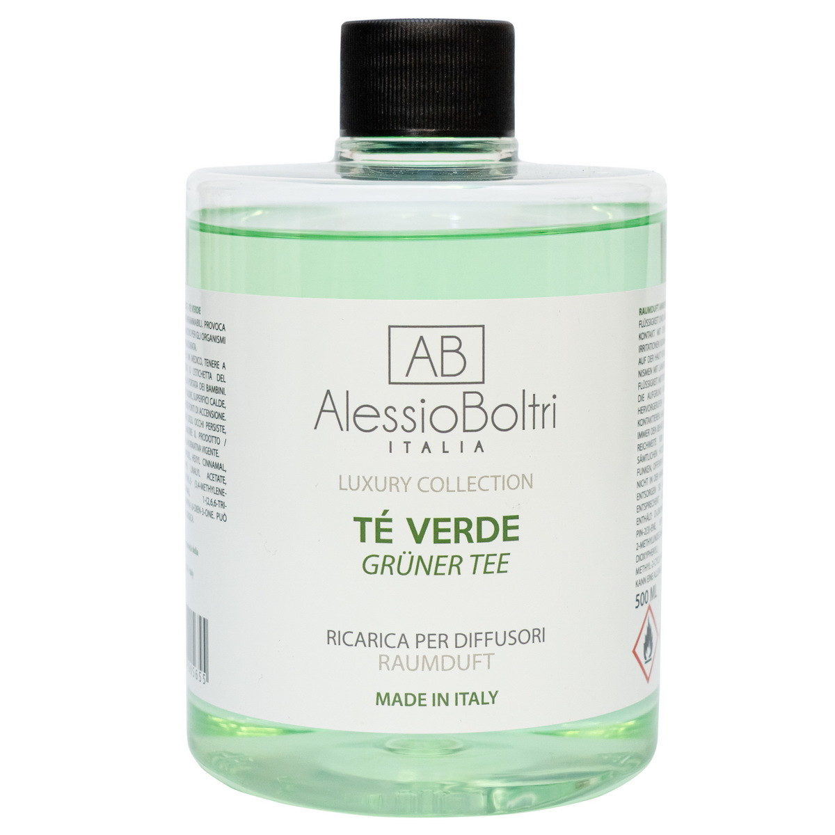Наповнювач для аромадифузора AlessioBoltri Te Verde, Зелений чай, 500 мл (90565)