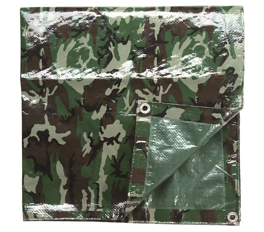 Тент тактичний Mil-Tec Tarpaulin 4 x 5 м Woodland 14241320, фото 1